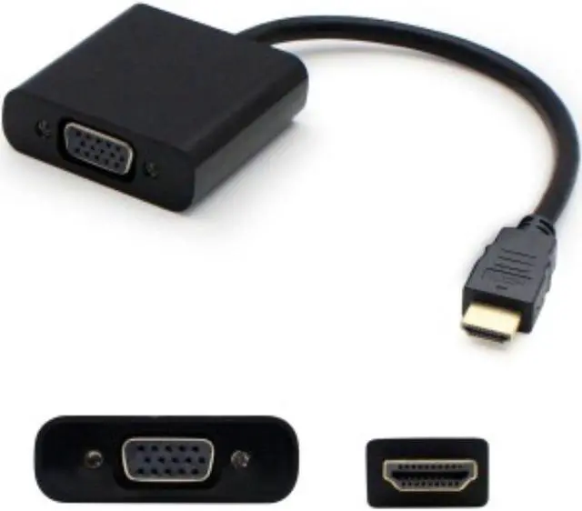 Alt view image 15 of 17 - HDMI to VGA Active Adapter Converter Cable - Male to Female