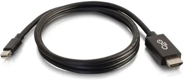 Alt view image 10 of 10 - C2g 6Ft Mini Displayport To Hdmi Adapter Cable - Black - Taa