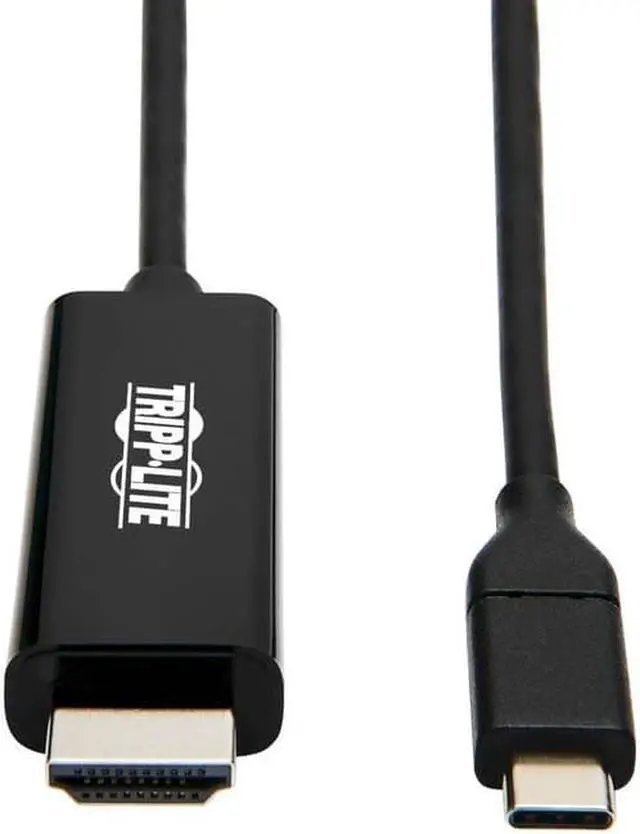 Alt view image 8 of 8 - Tripp Lite USB C to HDMI Adapter Cable USB 3.1 Gen 1 4K M/M USB-C Black 9ft