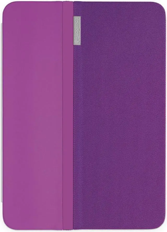 Alt view image 8 of 11 - Logitech AnyAngle Carrying Case (Flip) for iPad mini, iPad mini 2, iPad mini 3 - Violet