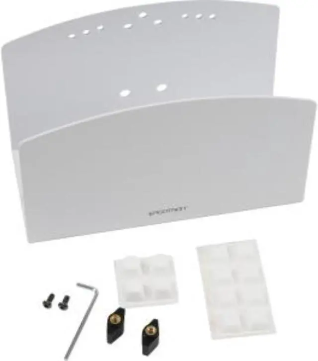 Alt view image 3 of 5 - Ergotron 80-063-216 Ergotron CPU Mount for CPU, Power Supply - 50.04 lb Load Capacity - Steel - White