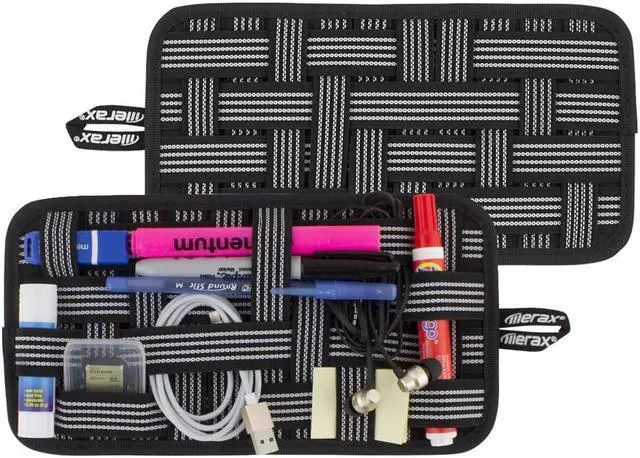 Main image of MeshWerx Multipurpose Woven Grid Elastic Organizer Case Black