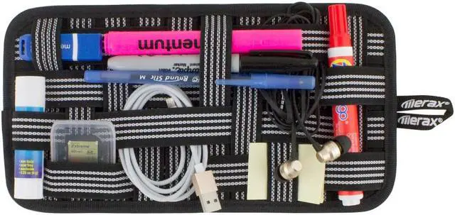 Alt view image 4 of 4 - MeshWerx Multipurpose Woven Grid Elastic Organizer Case Black