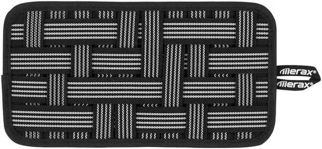 Alt view image 2 of 4 - MeshWerx Multipurpose Woven Grid Elastic Organizer Case Black