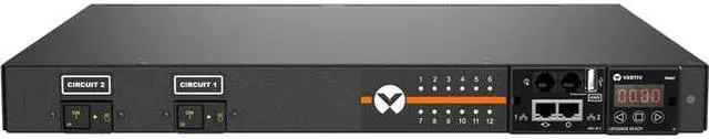 Main image of Vertiv VP53100 Geist Switched Rack Power Distribution Unit - 1U Rack| 30A| C13/C19| L6-30P| Horizontal PDU