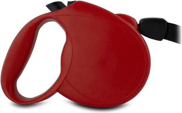 Alt view image 3 of 6 - PAW Bio 16FT Retractable Pet Dog 110LB Leash with Green Pick-up Bags Red