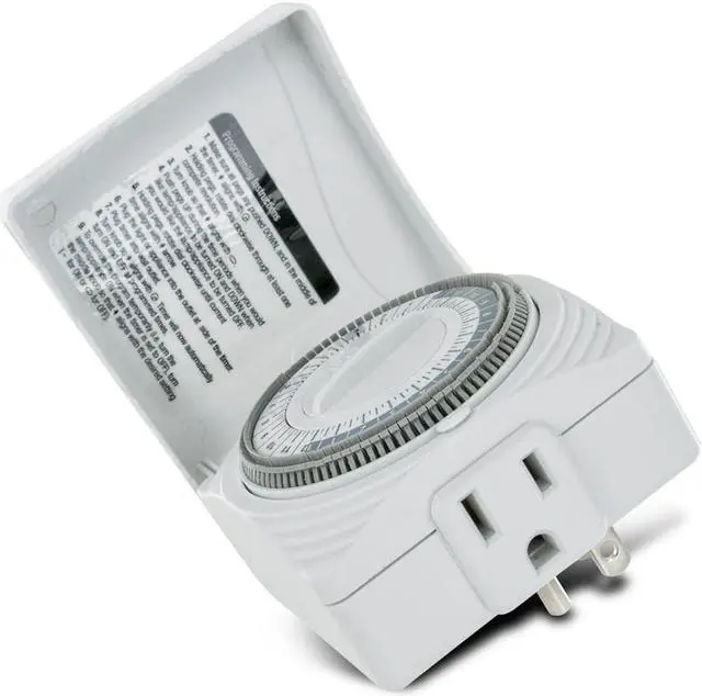 Alt view image 3 of 7 - Westek Daily Timer with Grounded Outlet - White