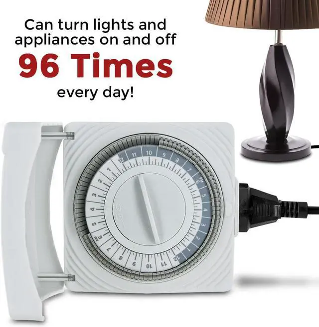 Alt view image 7 of 7 - Westek Daily Timer with Grounded Outlet - White