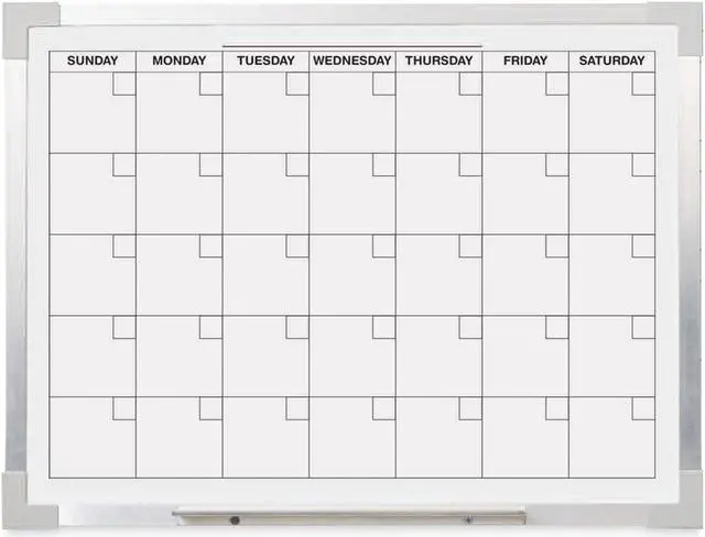 Alt view image 10 of 11 - Aluminum Magnetic Calendar Bd 18x24 Framed