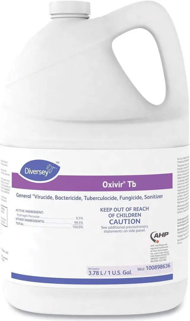Alt view image 3 of 10 - Diversey 100898636 Cleaner and Disinfectant, 1 Gal.,PK4