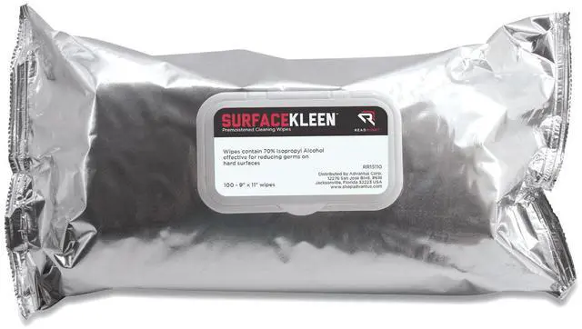 Alt view image 2 of 15 - Read Right Wipes,Surfacekleen, 100pk RR15110