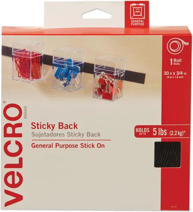 Alt view image 17 of 17 - Velcro Sticky-Back Hook and Loop Fasteners in Dispenser 3/4 Inch x 30 ft. Roll