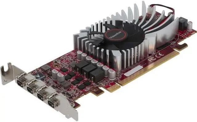 Alt view image 2 of 11 - VisionTek Radeon RX 550 4GB GDDR5 PCI Express 3.0 x8 Graphics Card 901507