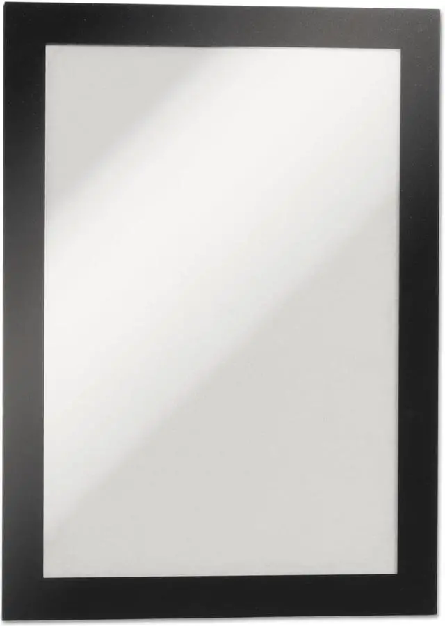 Alt view image 20 of 20 - Durable Duraframe Sign Holder, 5 1/2 X 8 1/2, Black Frame, 2/Pack 491301
