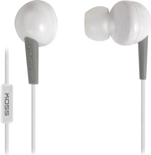 Main image of KOSS White KEB6IW 3.5mm Connector Earbud In Ear Bud