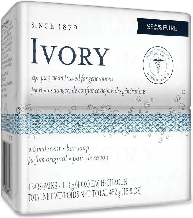 Alt view image 3 of 9 - Ivory Original Bar Soap, 4 Count