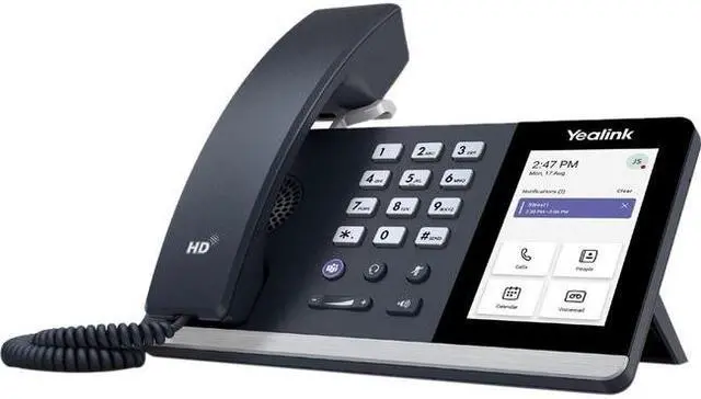 Main image of YEALINK MP54 Teams - 1301198, Microsoft Phone, Touch Screen, Optimal HD audio, Noise Proof, Teams Button, Wi-Fi, Bluetooth