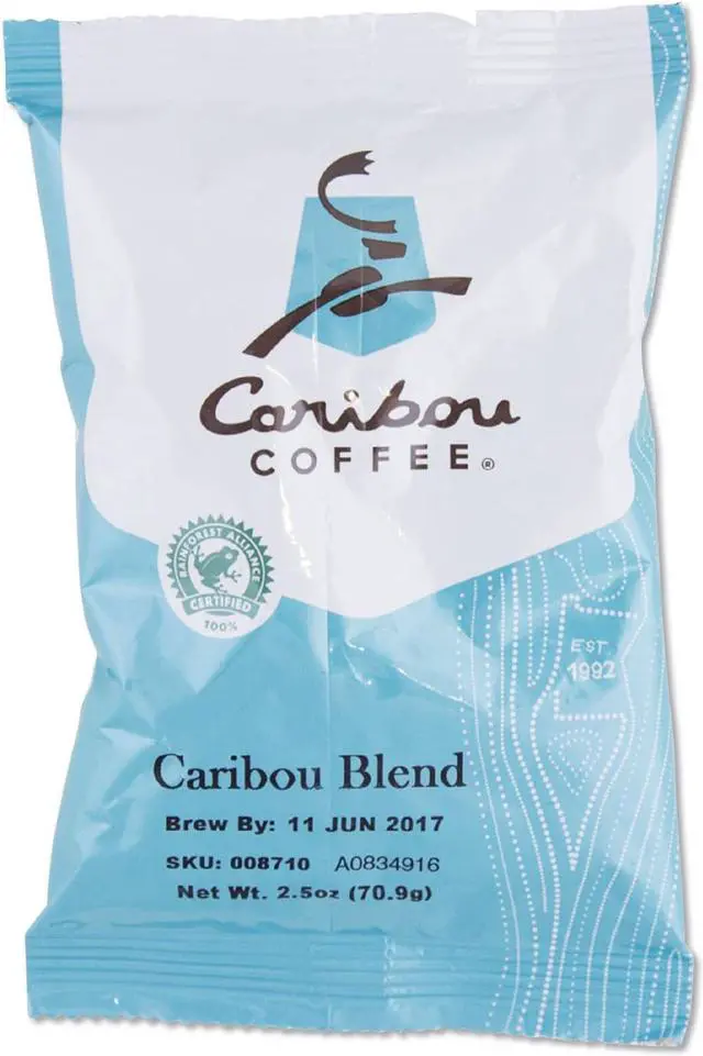 Alt view image 2 of 2 - Caribou Coffee 008710 2.5 oz Caribou Blend Ground Coffee - 18 per Case