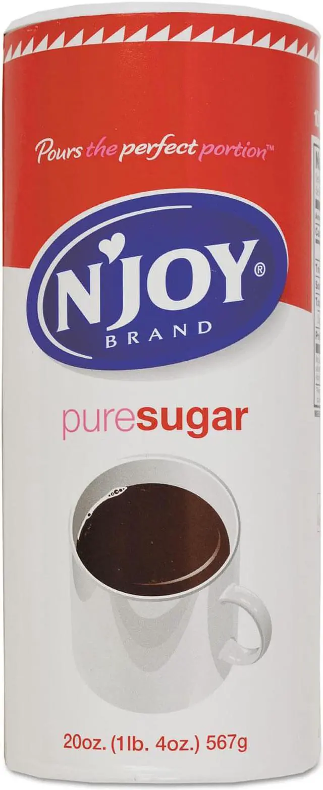 Alt view image 3 of 5 - Sweetener Packets, N'Joy Sugar, 20 Oz, Pack Of 3 Canisters