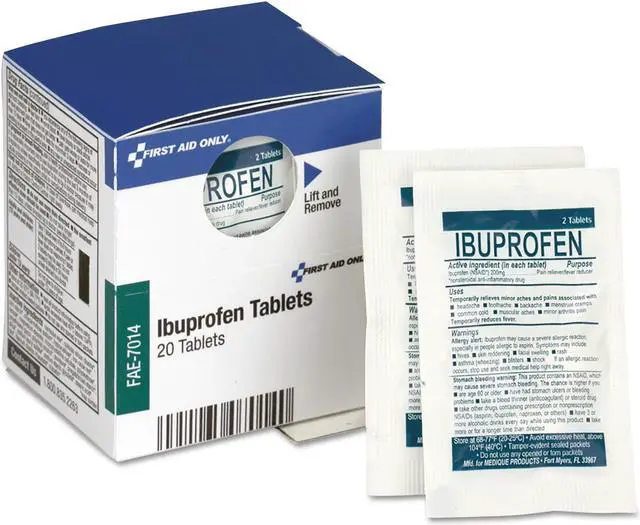 Alt view image 7 of 10 - First Aid Only Pain Relief,Tablet,PK20 FAE-7014