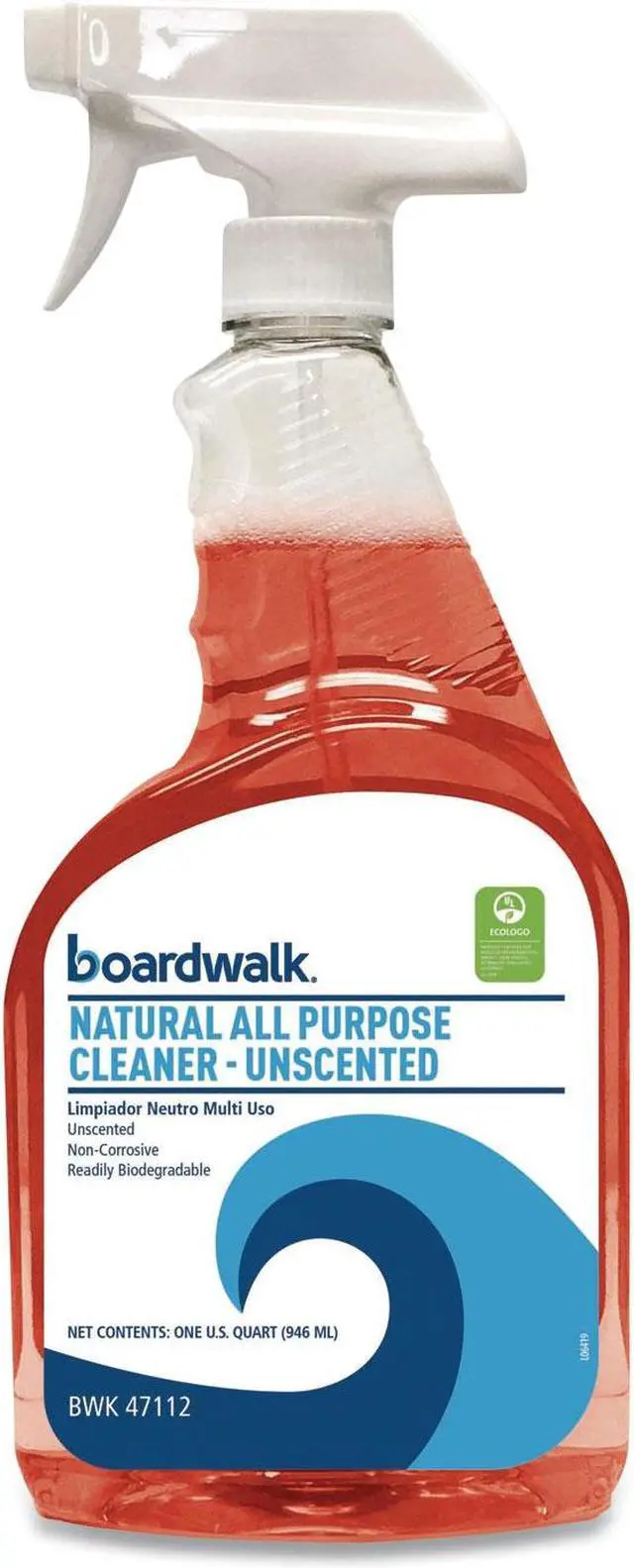 Alt view image 6 of 8 - Boardwalk BWK47712EA All-Natural Bathroom Cleaner, 32 oz. Spray Bottle