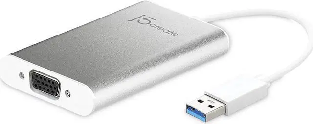 Alt view image 5 of 13 - j5create USB to VGA Display Adapter