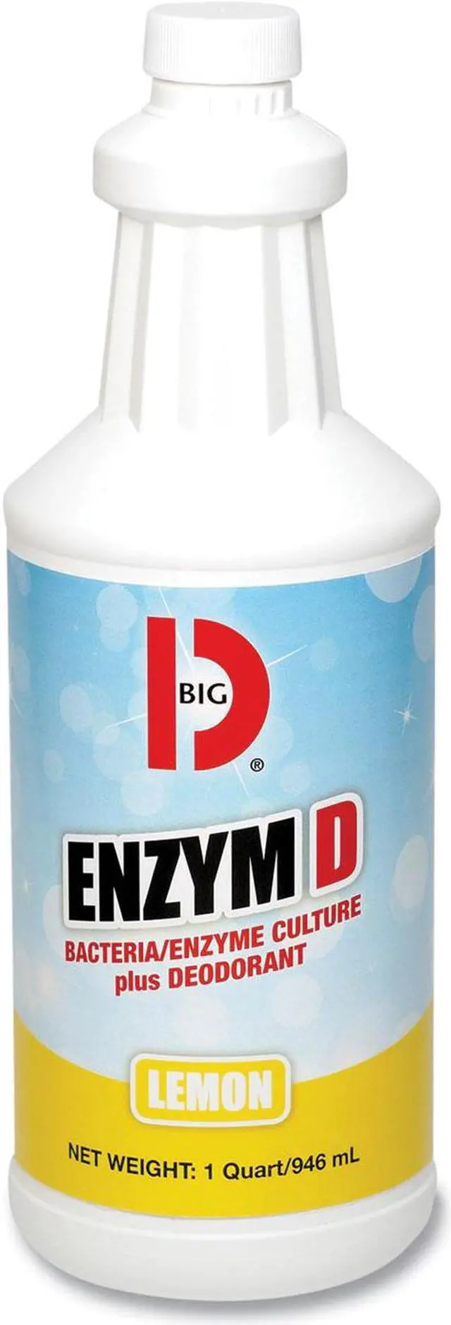 Alt view image 7 of 12 - Enzym D Digester Liquid Deodorant, Lemon, 32oz, 12/Carton