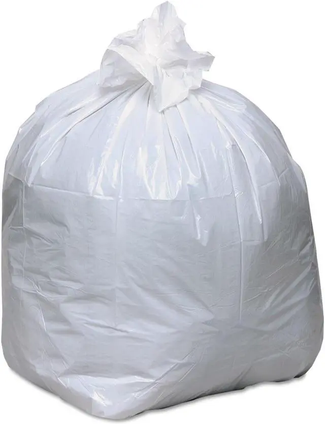 Alt view image 5 of 12 - Earthsense RNW1K150V Recycled Tall Kitchen Bags, 13-16Gal, .8Mil, 24 X 33, White, 150 Bags/Box