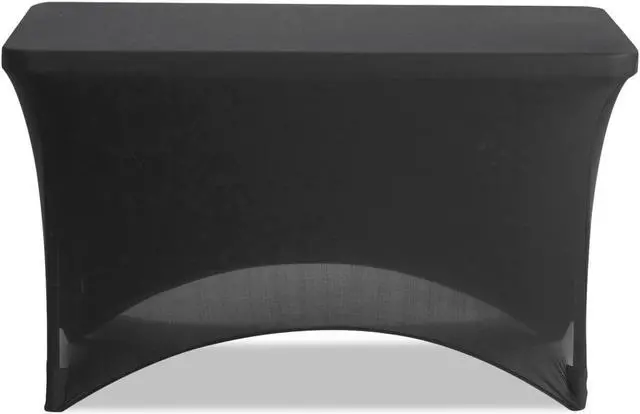 Alt view image 10 of 15 - iGear Fabric Table Cover Polyester/Spandex 24 x 48 Black 16511