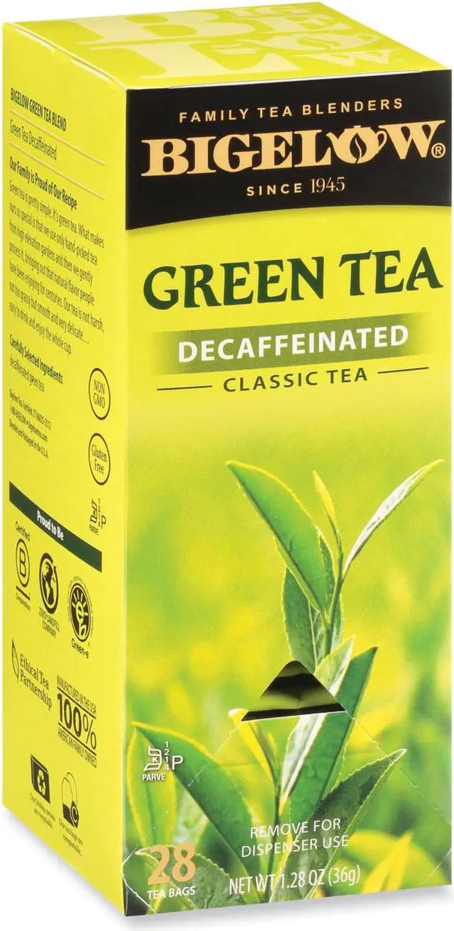 Alt view image 2 of 4 - Decaffeinated Green Tea, Green Decaf, 0.34 lbs, 28/Box 10347