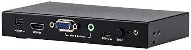 Alt view image 13 of 20 - Monoprice Blackbird 4K@60Hz Multi Video Input HDMI Converter, Mini DisplayPort, HDMI, VGA With 3.5mm Analog Audio, and USB Type-C Audio/Video Inputs