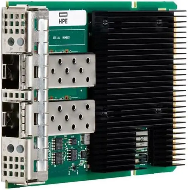 Alt view image 4 of 4 - HPE 25Gigabit Ethernet Card - PCI Express 4.0 x8 - 3.13 GB/s Data Transfer Rate - 2 Port(s) - Optical Fiber - 25GBase-X, 10GBase-X - SFP28