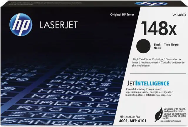 Alt view image 2 of 15 - HP 148X High Yield Black Original LaserJet Toner Cartridge, ~9,500 pages, W1480X
