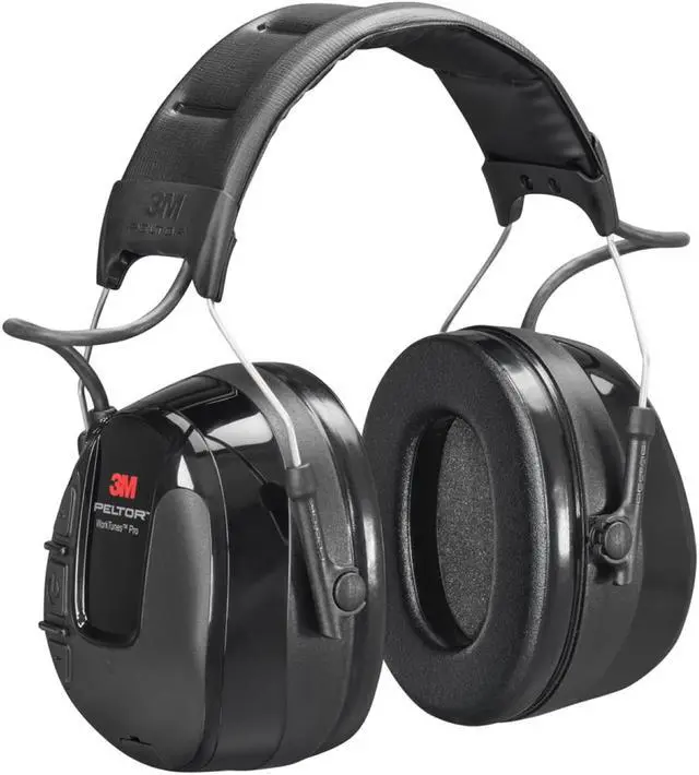 Alt view image 3 of 3 - 3m Electronic Ear Muffs  Includes (2) AA Batteries HRXS221A-NA