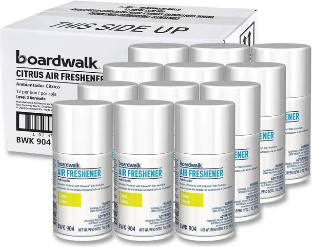 Alt view image 5 of 6 - Metered Air Freshener Refill, Citrus Sunrise, 5.3 oz Aerosol, 12/Carton BWK904