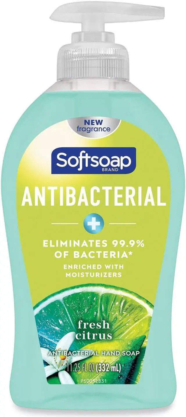 Alt view image 4 of 6 - Softsoap Antibacterial Hand Soap, Fresh Citrus, 11.25 Oz Pump Bottle 44572EA