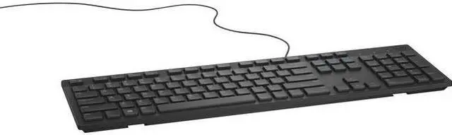 Alt view image 12 of 14 - DELL Wired Qwerty Keyboard - Black KB216-BK-US Black Wired Keyboard