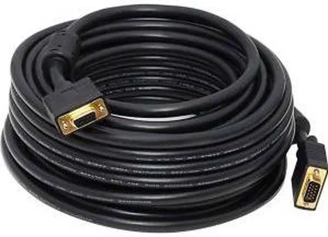 Alt view image 8 of 8 - Monoprice Super VGA M/F Cable - 50 Feet  With Ferrites For In-Wall Installation | Gold Plated, CL2 Rated