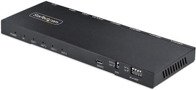 HDMI Splitter - 2-Port - 4K 60Hz with Built-In Scaler