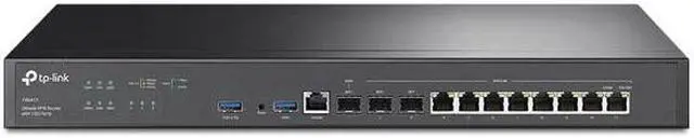 Alt view image 5 of 16 - TP-Link ER8411 | Enterprise Wired 10G VPN Router | Up to 10 WAN Ports | High Network Capacity | SPI Firewall | Omada SDN Integrated | Load Balance | Lightning Protection |