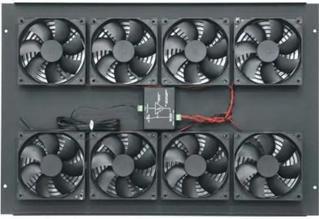 Alt view image 4 of 4 - Middle Atlantic Products BGR-552FT-FC Fan Top 552 CFM