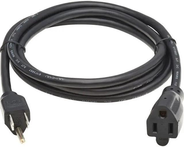 Main image of Tripp Lite 6ft Power Extension Cord NEMA 5-15P to NEMA 5-15R Black P02200613A