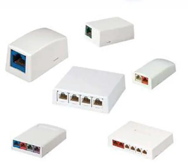 Alt view image 2 of 3 - PANDUIT CBX4EI-AY Surface Mount Box,Mini Com,4 Port,Ivory