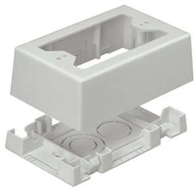 Alt view image 7 of 7 - PANDUIT JBX3510IW-A Junction Box, Gang Box Type, 1 Gang, PVC