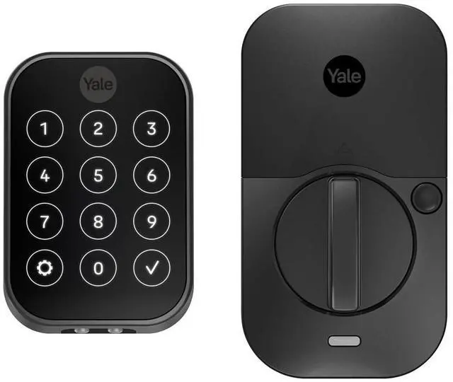 Alt view image 6 of 6 - Yale Assure Lock 2 Key-Free Touchscreen with Wi-Fi in Black Suede