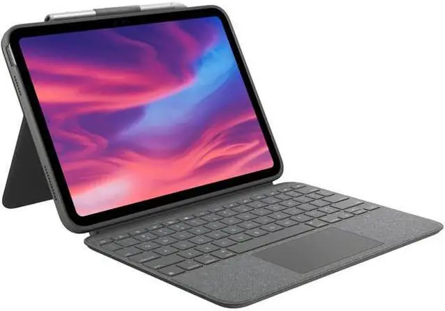 Main image of Logitech Combo Touch Detachable 10th Gen iPad Keyboard Case Oxford Gray