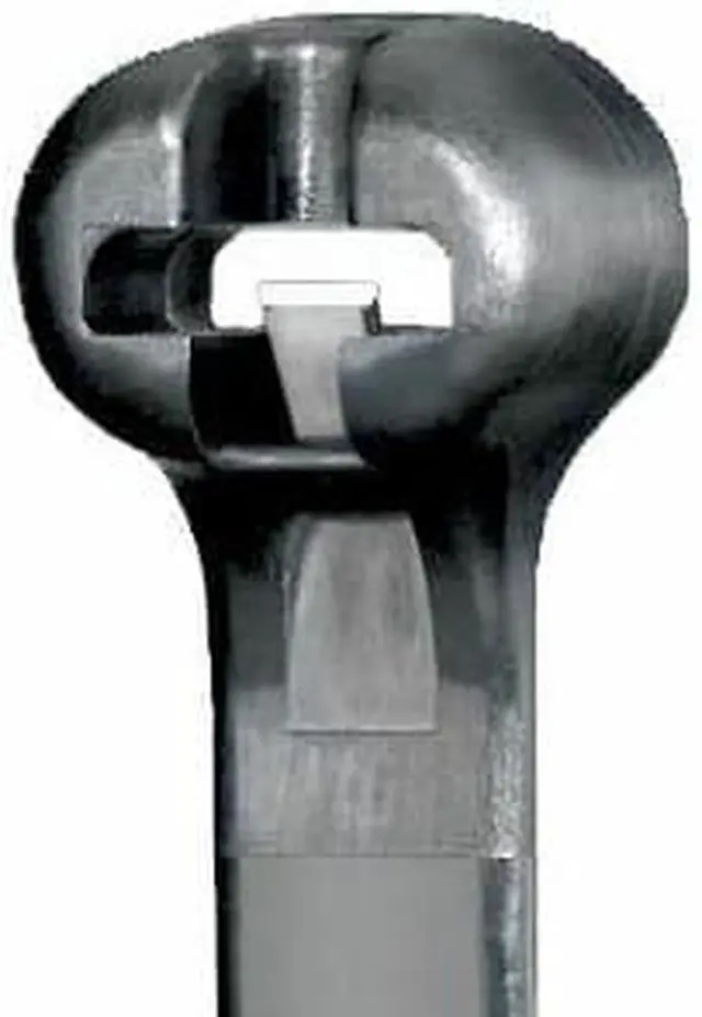 Alt view image 5 of 9 - PANDUIT BT4M-C0 Cable Tie, 14-1/2 in L, 4 in Max Bundle Dia., Black, Nylon 6/6,