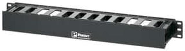 Alt view image 7 of 7 - Panduit WMPFSE Horizontal Cable Manager, Black, 1 RU, Black