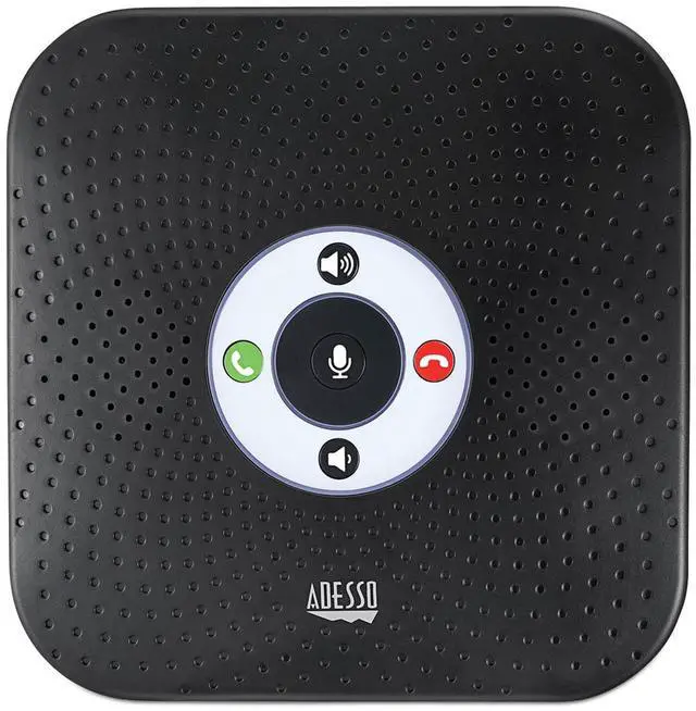 Alt view image 11 of 13 - Adesso 360° Conference Call Bluetooth/Wired Speaker with Microphone and USB 3.0 Hubs - USB - Microphone - Battery