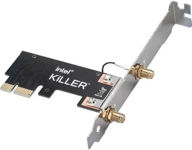 Alt view image 7 of 10 - Intel  Killer Wi-Fi 6E AX1675 PCIe Card
